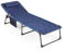 ALPHA CAMP HIGH Point Sports Sonnenliege Liegen Camping Outdoor, Campingliege Klappbar Cyan-Blau Feldbett Klappbett mit verstellbarem Rückenteil und Kopfkissen für Garten, 200 x 68 cm