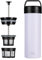 ESPRO – P0 Ultralight – Französische Kaffeepresse für Einzelportionen und leichte Trinkflasche für Reisen, Camping und den täglichen Gebrauch, Edelstahl, vakuumisoliert, 16 oz (Frost Wisteria)