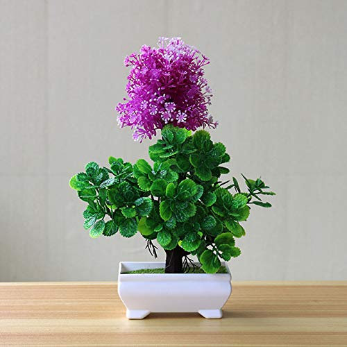TOMHY Falso Cipolla Sfera Artificiale Fiore Pianta in Vaso Flower Set Bonsai in Vaso pianta Ricca Decorazione Domestica Decorazione della tavola: ZZLJ16189