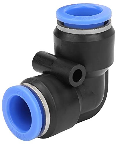 Fafeicy 10 Stück PV-12 12 mm Kunststoff Connector, Gleicher Winkel, Schnellkupplung, Pneumatischer Luftschlauch, Steckfitting, Push-to-Connect-Fittings, Pneumatisches Fitting-Kit (PV-12 (12 mm))