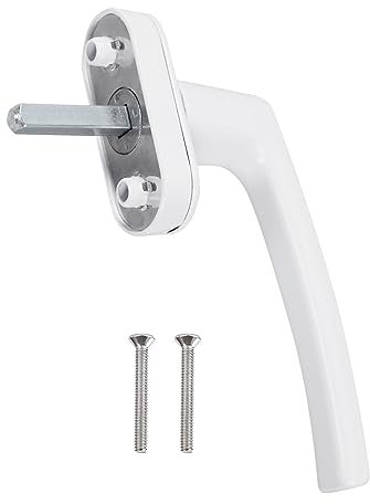 Window Handles, Window Lock Without Lock Cylinder, Window Handles Lockable Child Lock, 35 mm, Window Lock Door Handles for Windows, Balcony, Patio Door (2)