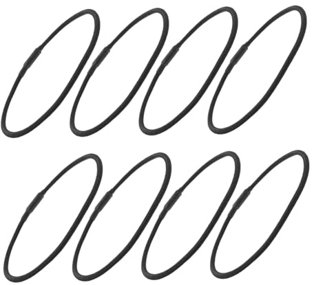 STOBAZA 8 piezas Bandas Elásticas Antichoque para Soporte Micrófono Anillos de Goma Antivibración Resistentes y Elásticos para Montaje Suspensión Micrófono de Condensador Accesorios