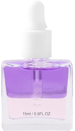 Two Tone Nourishing Nails Oil with E Roll on Applicator for Split Nails and Dry Cuticles Natural Nail Repair Serum