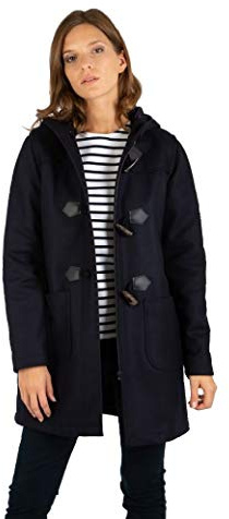 Armor Lux Duffle Coat Concarneau - drap de laine mélangée Rich navy Xs