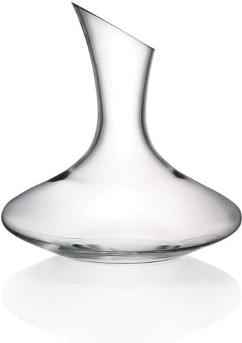 Cristal D'Arques Carafe – Décanteur à vin 1,8 L, grande surface pour aération, système anti-goutte pour un service impeccable, résistance et clarté supérieures, passe au lave-vaisselle pour un