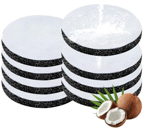 Lot de 8 Filtres à Eau pour Brita Fill&Go - Élimine PFAS, Chlore, Calcaire et Goût Altéré | Compatible Gourdes Filtrantes 2023-2025