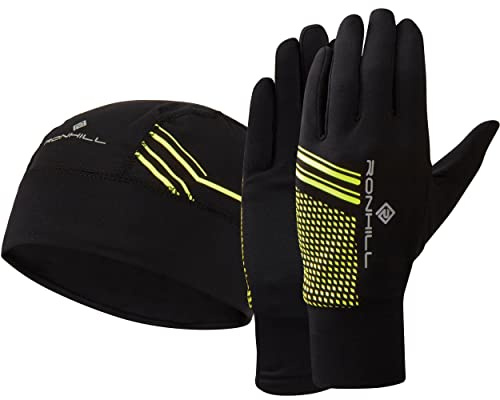 Ronhill Juego de Gorro y Guantes para Correr