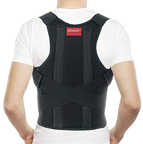 ORTONYX Comfort Back Brace Posture Corrector for Men and Woman, Shoulder Clavicle Thoracic Support/M