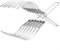 Pince de coupe en acier inoxydable pour rôti de bœuf, pince de cuisine, pince à barbecue, pince de service, pince à salade, pince pour nourriture, café, bonbons, pain, gâteau, cuisine, fête,