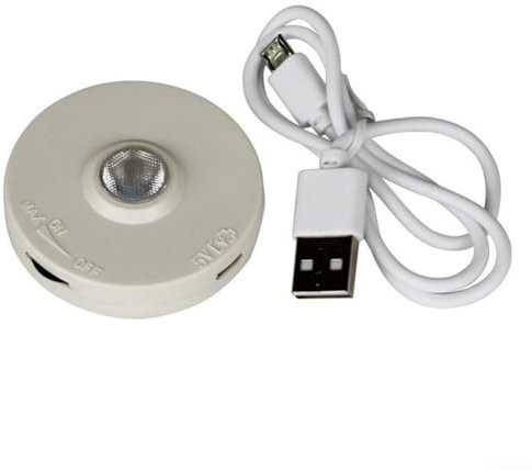 Oniissy Sorgente luminosa a LED regolabile per microscopia organica + specchio, illuminatore portatile per microscopio a LED con luminosità regolabile