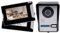 Interphone vidéo 7 pouces avec vision nocturne - Kit intercom sonnette sans fil, 1 appareil photo et 2 moniteurs, caméra HD nocturne, audio bidirectionnel