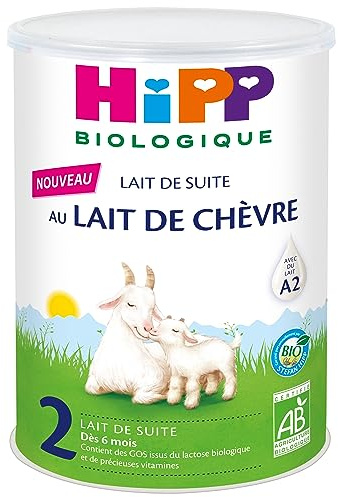HiPP - Lait 2 De Suite au Lait de Chèvre - Boîte - 400g BIOLOGIQUE