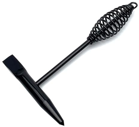 Martillo de soldadura de acero al carbono, herramienta de extracción de soldadura, mango de resorte para eliminación de escombros, reparación del hogar, martillo soldador profesional