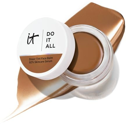 iT Cosmetics Do It All Sheer Tint Face Balm, Hyaluronic Acid & Peptides