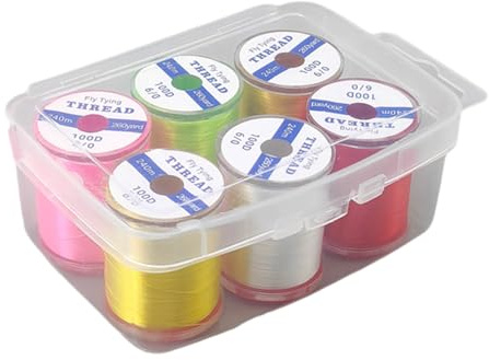 Filo per legare le mosche resistente 240M Lenza da pesca a tensione forte Accessori per fili leggeri per legare le mosche Richiamo pesca duraturo che fa fornitura