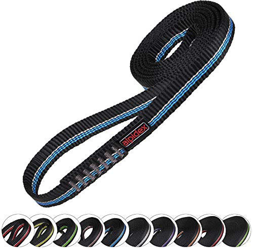ALPIDEX Élingues Escalade Polyamide en différentes Longueurs 16 mm 22 KN - 100 cm
