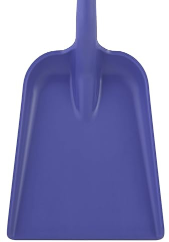 Vikan 56258 D-Grip Shovel – 1040 mm Durable Polypropylene Cleaning Shovel, Purple | Food Grade, Color-Coded, Lightweight, Heavy-Duty