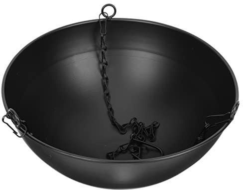 Macetero Colgante de Metal para Plantas Colgantes con Cadena, Soporte para Flores, Percha para Interior de Pared y Techo, macetas Colgantes para jardín, Color