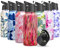 Isolierte Edelstahl-Wasserflasche - THILY Dreifach isolierte 945 ml auslaufsichere Weithals-Wasserflasche mit Strohhalm & Flip-Deckel, BPA-frei, für Fitnessstudio, Reisen, Wandern, Aquarell Blume