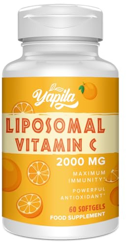 Liposomal Vitamin C Capsules 2000mg, Maximum Absorption, High dose VIT C, Ascorbic Acid, Antioxidant Supplement, Soy-Free