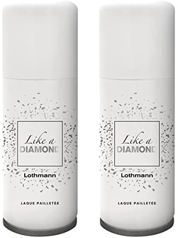 Lothmann Paris - Duo Laques Pailletées Cheveux Like A Diamond Argent - 2x100ml