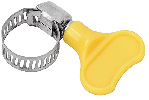 10 St Slangklämma i Rostfritt Stål med Handtag - Justerbara Rörklämmor 6-12 Mm - Korrosionsbeständig, Slät Insida, Hållbar Konstruktion i Rostfritt Stål för Enkel Installation