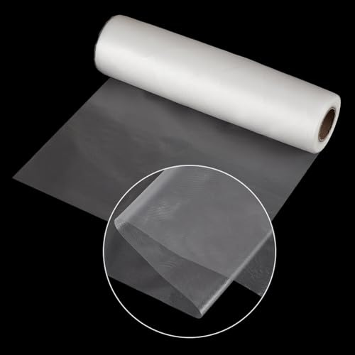 AHANDMAKER Stabilizzatore solubile in acqua per pellicola da ricamo, 25,4 cm x 45,4 m, in tessuto non tessuto idrosolubile per ricamo a macchina e cucito a mano
