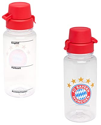 FC Bayern München Flasche - Tritan - transparent 0,4 l Trinkflasche FCB