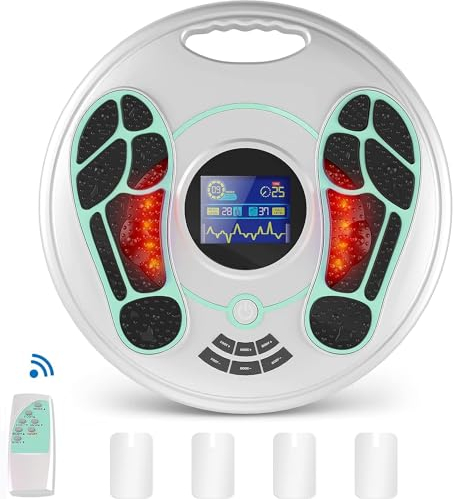 Durchblutungsstimulator | Durchblutungs-Stimulator Beine & Füße | Entlastet: Schmerzen, Unbehagen, Müdigkeit, Wundsein | Mit 99 Intensitäten und 25 Modi