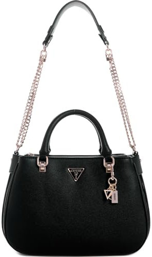 GUESS Fedora Shoulder Satchel Black