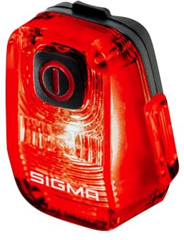 SIGMA HIRO 10 | wetterfestes Fahrradrücklicht mit 500 m Sichtweite | StVZO zugelassenes Rücklicht mit USB-C | Lange Leuchtdauer