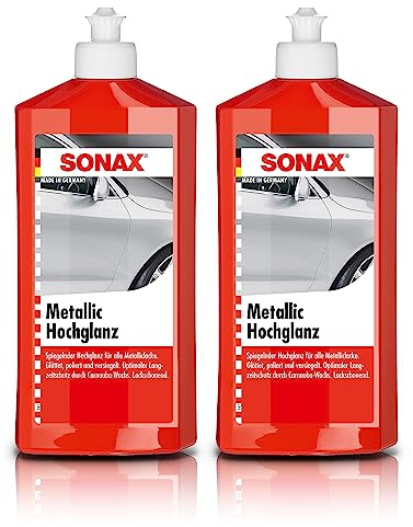 SONAX 2X 03172000 MetallicHochglanz Lackpolitur für Metalliclacke 500ml