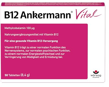 B12 Ankermann® Vital: Deine B12-Quelle. Ideal für Veganer, 50 Stück