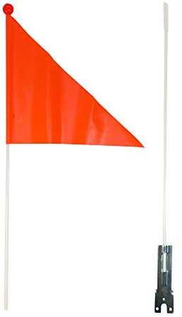 VDP Fahrradwimpel Sicherheitswimpel Fahrrad Fahne Flagge Fähnchen Verdrehschutz orange Wimpel