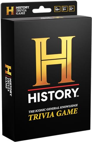 History Trivia Game Travel Edition - General Knowledge Questions for Adults, Family in The Pursuit of Trivial Knowledge - Super Party Trivia for Board & Card Games Night with Friends