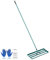 VEVOR Rastrello Livellatore per Prato 76x25.4 cm Livellatore Manico in Acciaio Piastra di Base da 1981 mm, Rastrello Livellatore per Prato in Lega di Alluminio per Prato Giardino Campo da Golf Erba