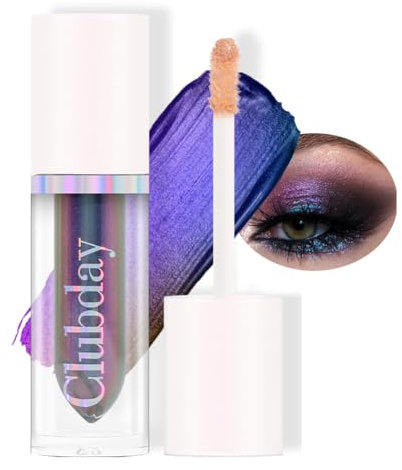 Gl - turelifes Metallic Liquid caméléon Eyeshadow, flash Liquid Eyeshadow Multicolor Transfer, aspect multidimensionnel des yeux, maquillage à longue chaîne de fards à paupières hyperpigmentés (#06)
