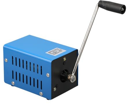 Generador de manivela - Generador de energía manual de 20 W | Accident Manual Generator 2000rpm Hand Crank Generator, Central eléctrica para el hogar y al