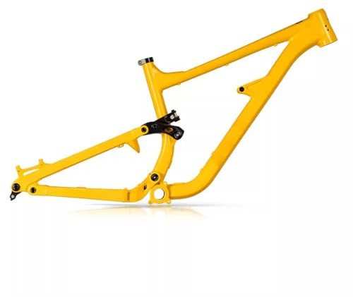 DHNCBGFZ Cadre De VTT Tout Suspendu 27,5/29 Débattement 155 Mm Cadre Boost Axe Traversant 12x148 Mm Cadre Enduro Semi-Rigide 15,5(Without Shock absorbers,27.5 * 15.5'')