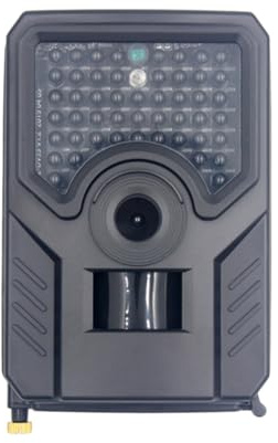 Mikinona Fototrappola da Caccia Ip56 Sensore Pir 12mp e LED Infrarossi 49pezzi, Videocamera Notturna 1080p 120° per Ricognizione Fauna Selvatica Outdoor