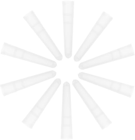 Healvian Manchons de Protection Transparents Antidérapants pour Pinces à Épiler, Étuis Plastiques Réutilisables, 100 Pièces, Protection des Pointes pour Greffe de Cils, Accessoires