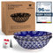 Urban Lifestyle Ciotola per ramen in porcellana da 0,8-1,0 l Set di 2 scodelle per zuppa 1300 ℃ Insalatiera da 20 cm - insalatiera ceramica, batitie ciotole, bowl poke (Uchiwa)