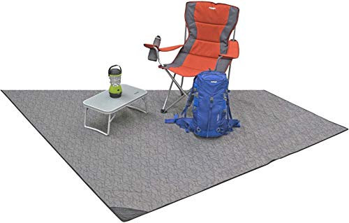 Vango Universal Tent Carpet, Luxury Camping Rug with Soft Woven Nylon Top & Insulating Foam Mid-Layer, Waterproof Non-Slip PE Base, Easy Clean Groundsheet Protector with Carry Bag (140 x 320cm)
