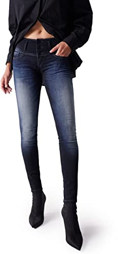 Salsa Mystery Jeans, Bleu, 36 Femme