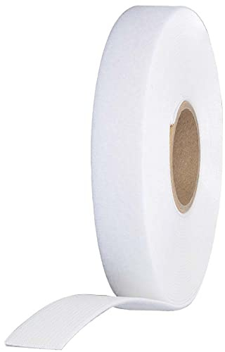 KLEIN TOOLS 450-960 Gestione cavi, rotolo di nastro di ricambio per dispenser Klein's Hook and Loop, 6,5 m x 0,9 cm, bianco