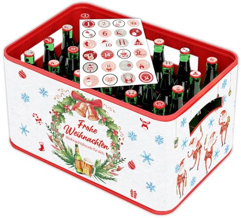 Calendrier de l'Avent pour homme, motif bière, kit de bricolage en feutre