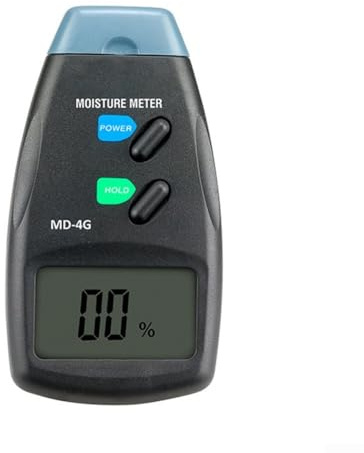 Moisture Meter and Humidity Detector with Pin Sensor for Accurate Wood, Drywall, Lumber and Wall Moisture Readings, Firewood Moisture with HD Backlight