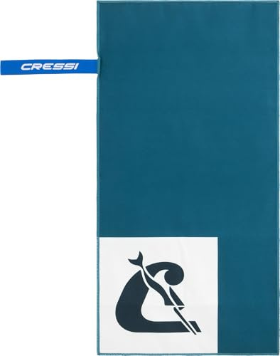 Cressi Towel Microfibre Double Face Vela - Toalla de Microfibra Toalla de Piscina Mar Gimnasio Ligera Suave Increíblemente Absorbente Superior a Las Toallas Estándar