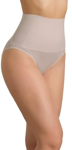 Risalti magkontroll underbyxor dam Shaping – body byxor trosa hög midja, figurformande sömlös mikrofiber – tillverkad i Italien