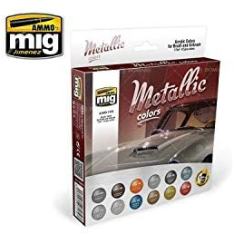 Ammo Metallic Colors Acrylic Paint Set